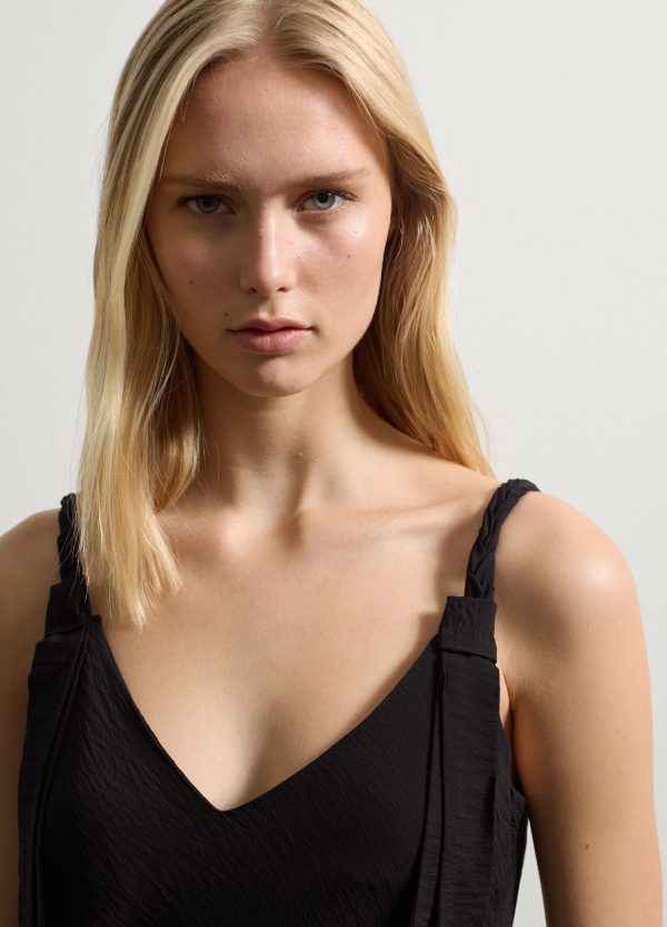 Slip dress con spalline intrecciate - Image 3