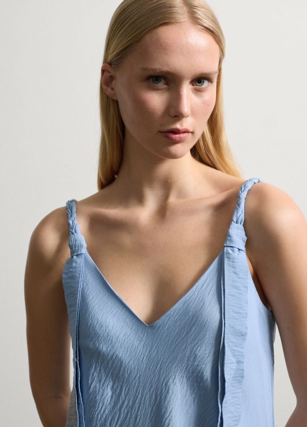 Slip dress con spalline intrecciate - Image 2