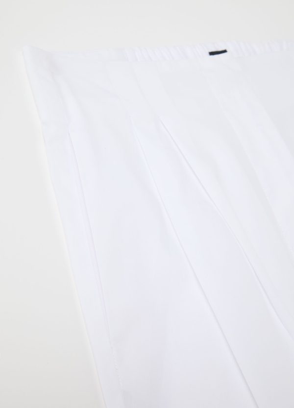Pantalone a gamba larga in popeline - Image 6