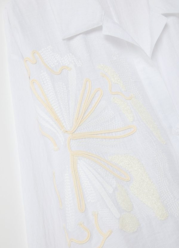 Camicia con ricamo floreale - Image 6