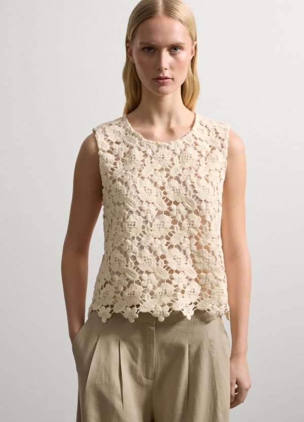 Tank top in pizzo - Image 3