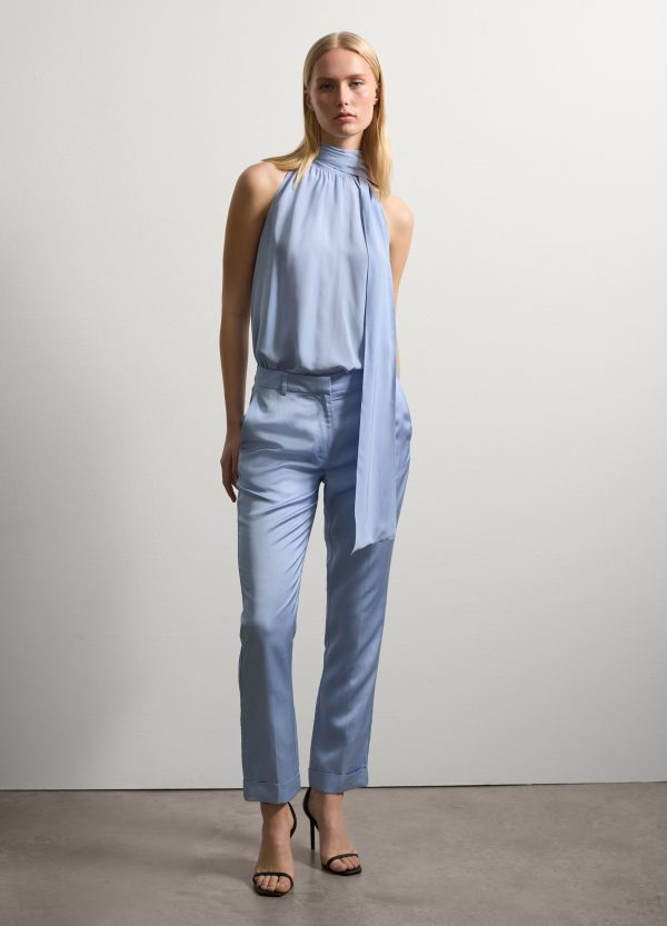 Blusa con nodo sulla schiena - Image 3