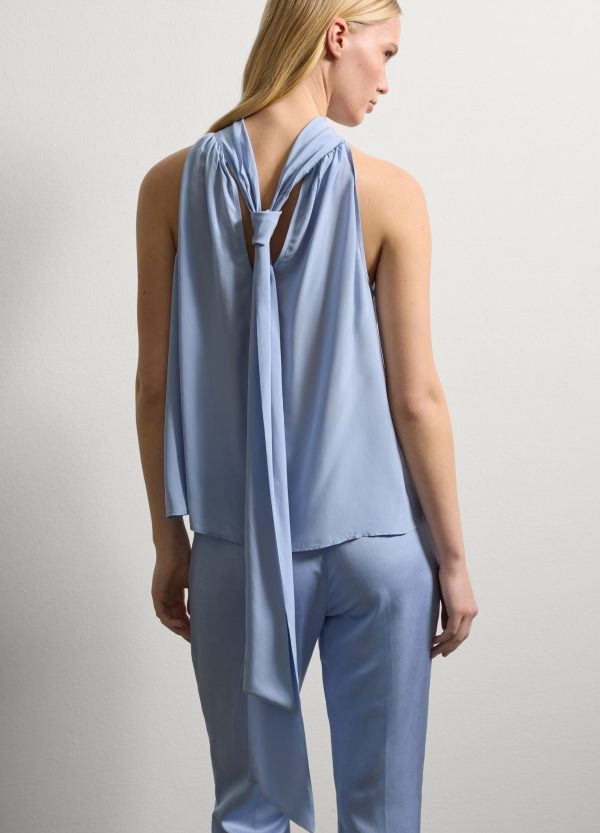 Blusa con nodo sulla schiena - Image 4