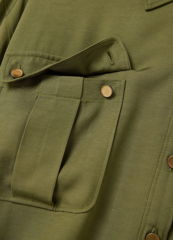 Vestito fluido chemisier con cintura - Image 6