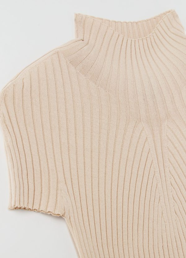 Maglia in crêpe a coste piatte - Image 6