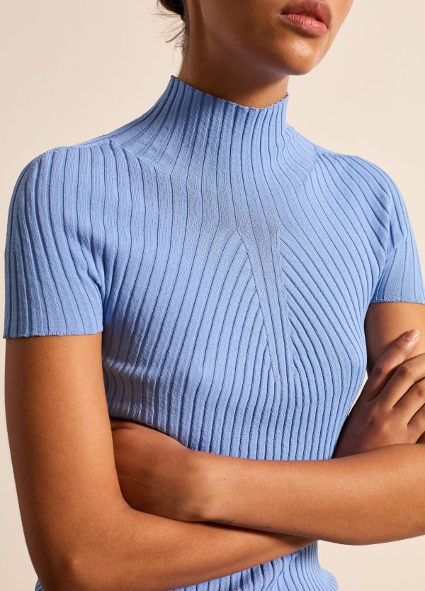 Maglia in crêpe a coste piatte - Image 3