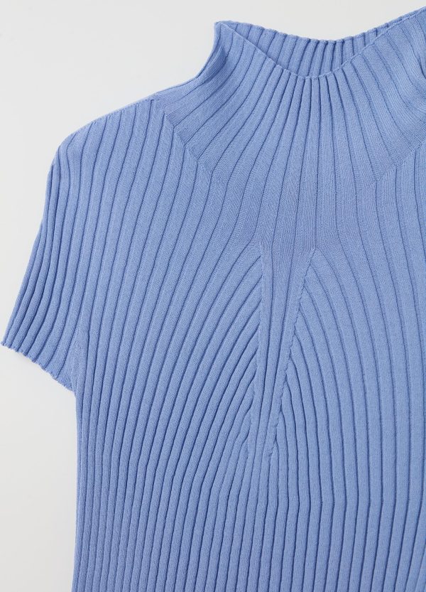 Maglia in crêpe a coste piatte - Image 6