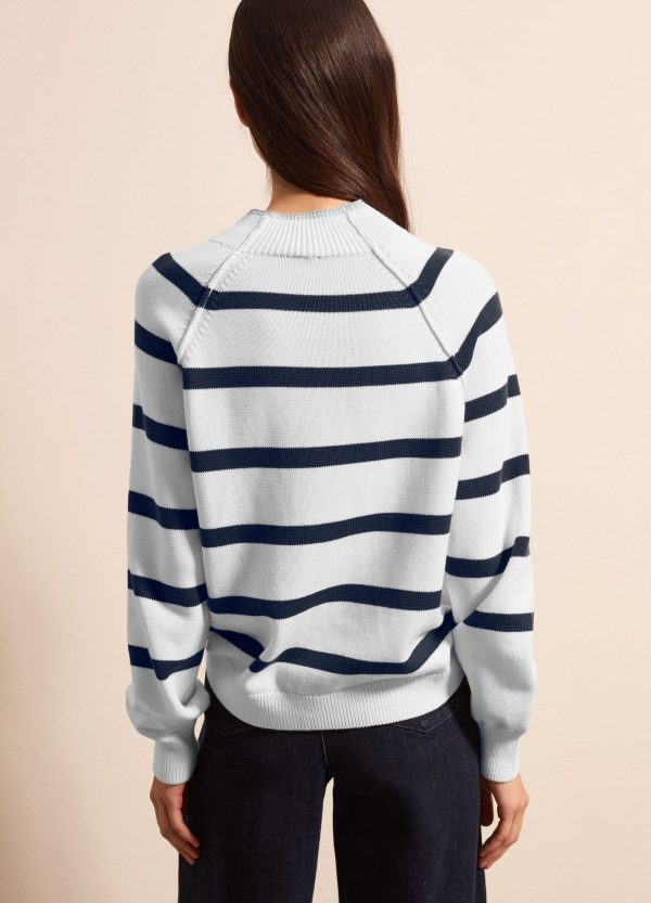 Pullover a righe mock neck - Image 4