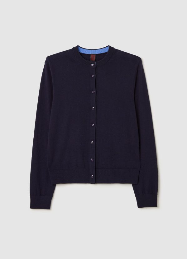 Cardigan in lana, cotone e cashmere - Image 5