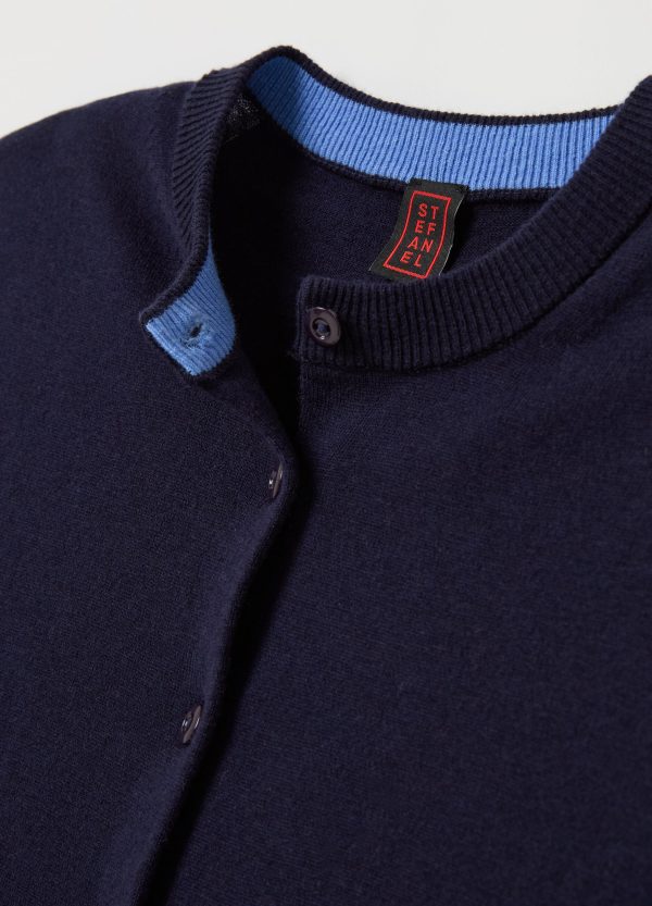 Cardigan in lana, cotone e cashmere - Image 6