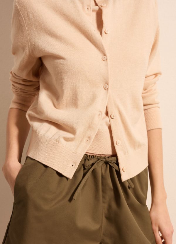 Cardigan in lana, cotone e cashmere - Image 3