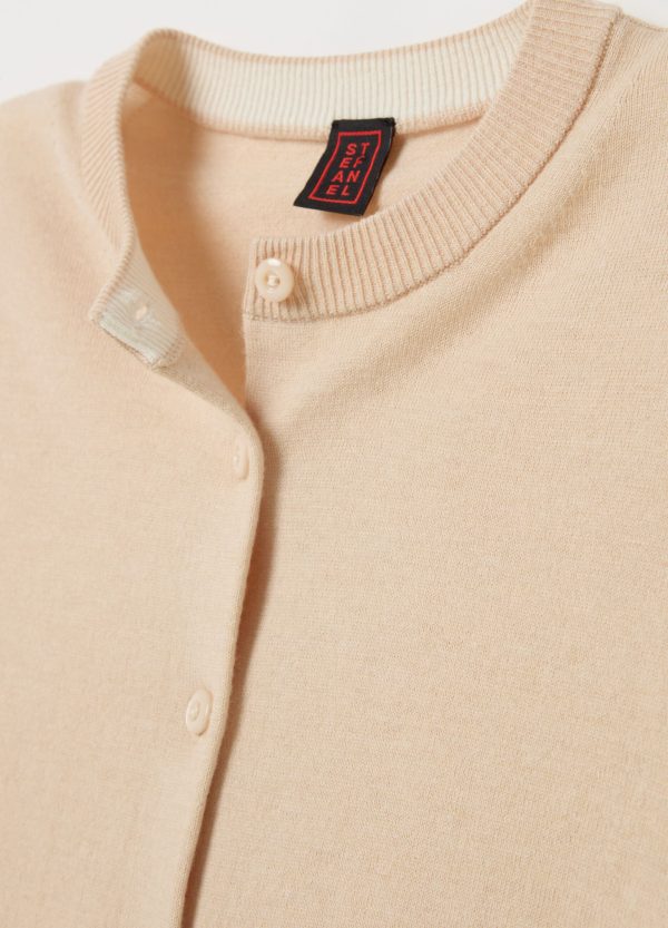 Cardigan in lana, cotone e cashmere - Image 6
