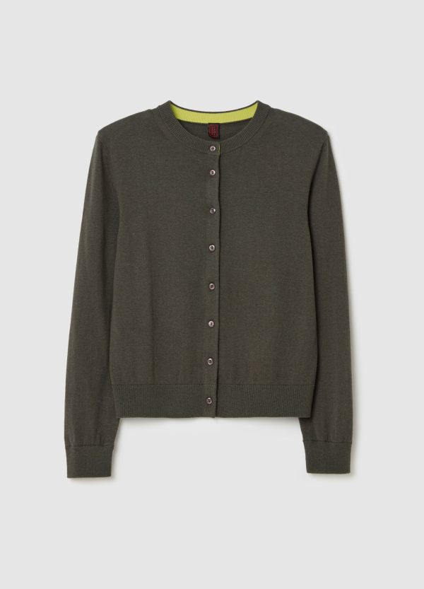 Cardigan in lana, cotone e cashmere - Image 5
