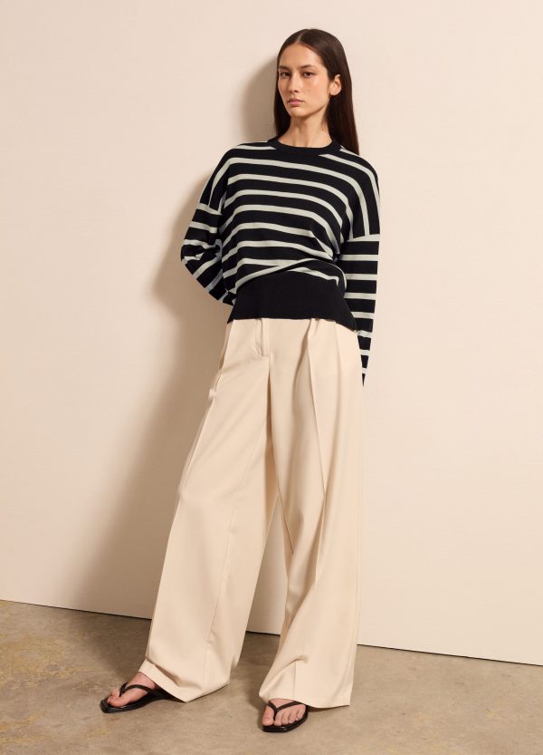 Maglia a righe con spacchetti
