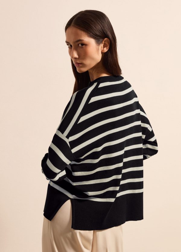 Maglia a righe con spacchetti - Image 2