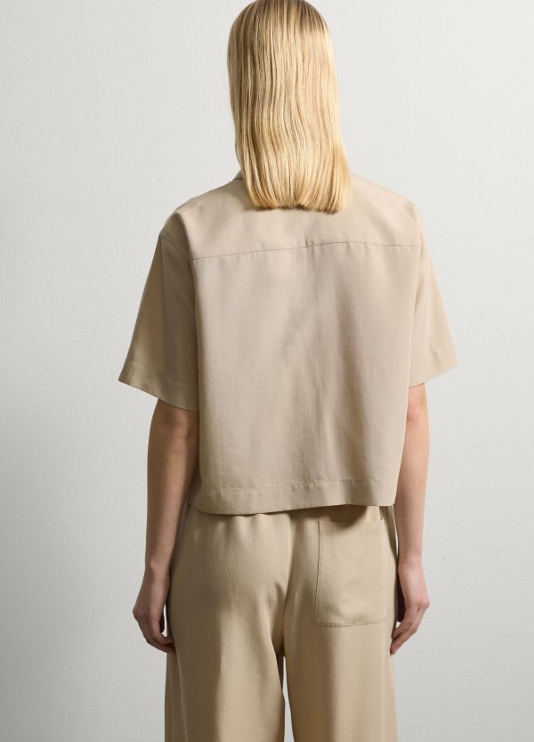 Shacket cropped con tasca - Image 4