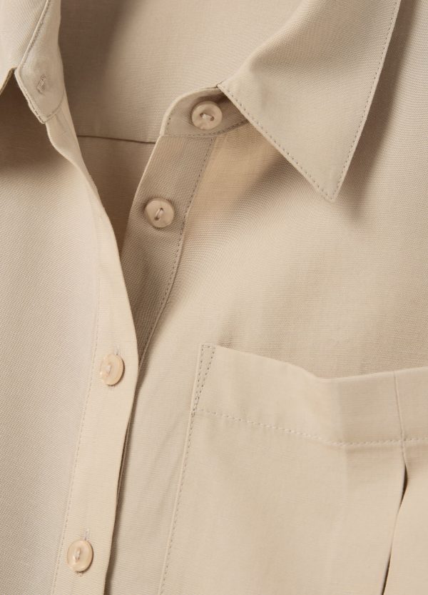 Shacket cropped con tasca - Image 6