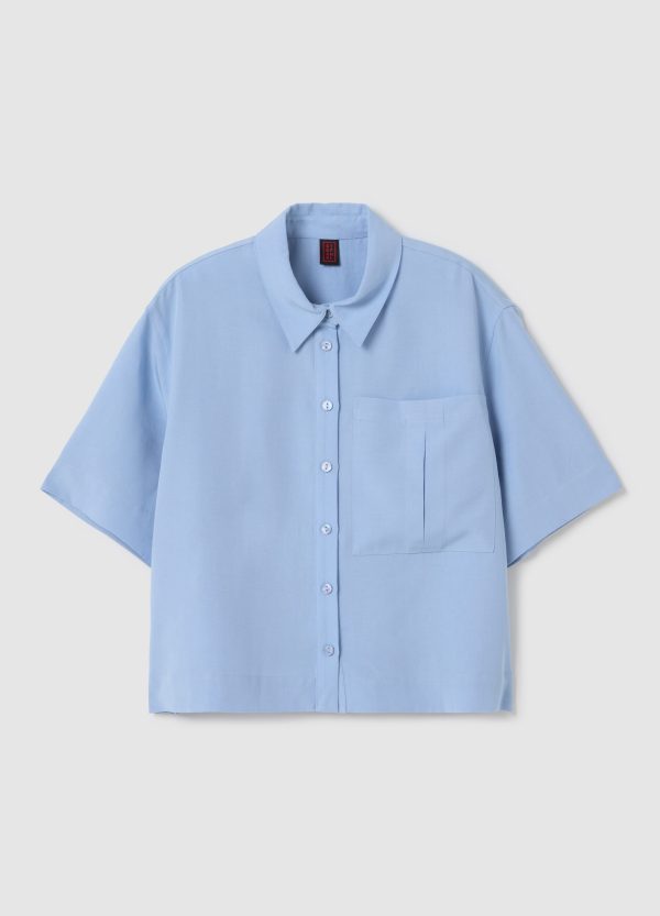 Shacket cropped con tasca - Image 5