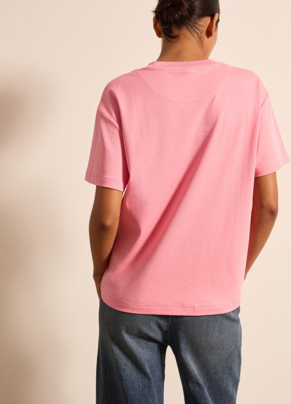 T-shirt in cotone tinta unita - Image 4