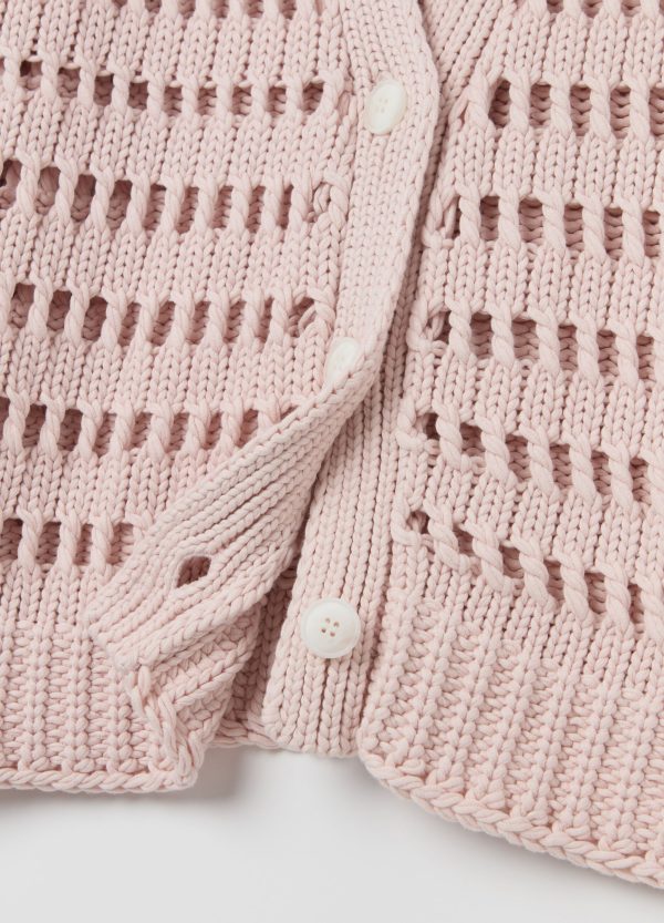 Cardigan oversize traforato - Image 6