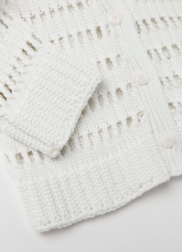 Cardigan oversize traforato - Image 6