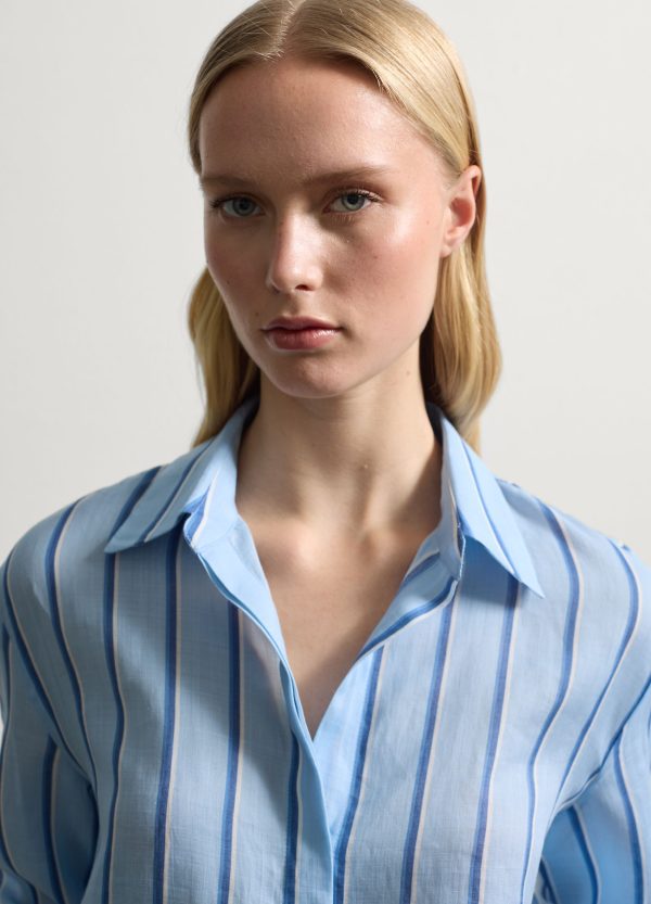 Camicia regular fit in ramiè - Image 3