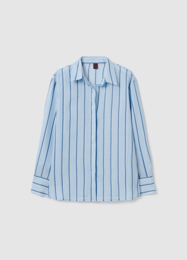 Camicia regular fit in ramiè - Image 5