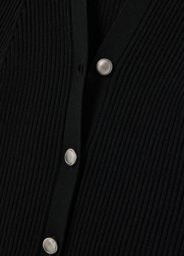 Gilet a costine con bottoni - Image 6