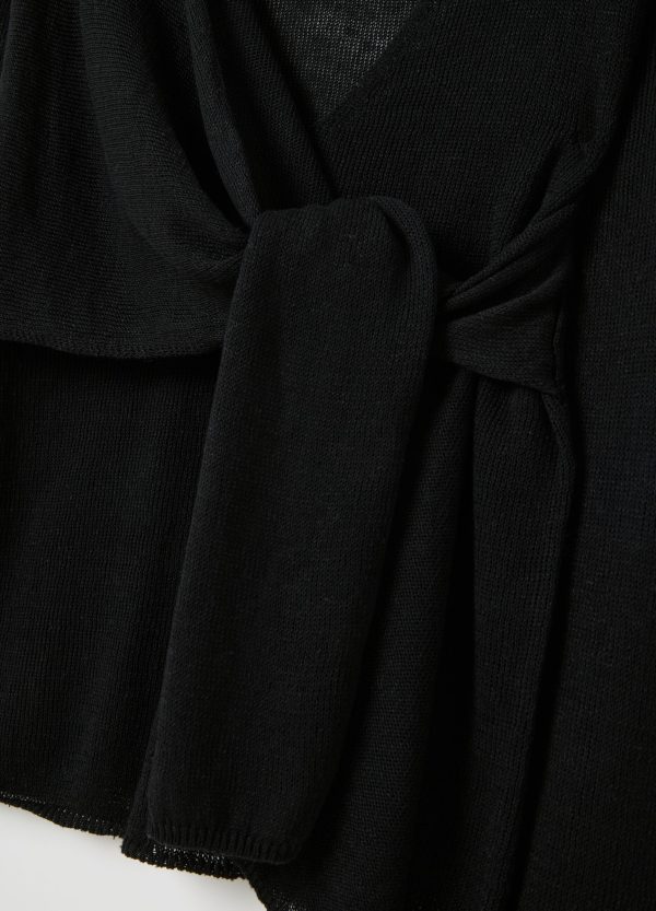 Maglia scollo a V con nodo - Image 6