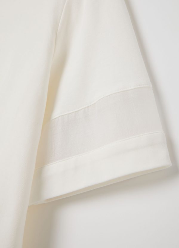 T-shirt con dettagli semi trasparenti - Image 6