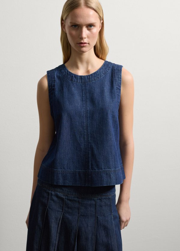 Tank top in denim - Image 2