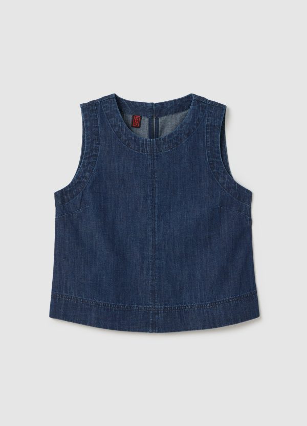Tank top in denim - Image 5