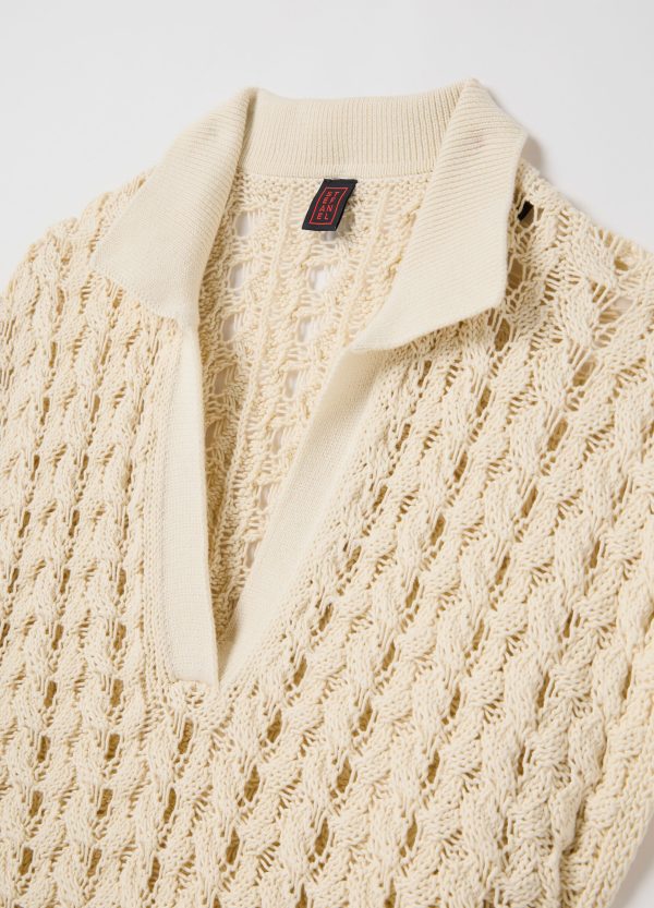 Maglia crochet con scollo a polo - Image 6