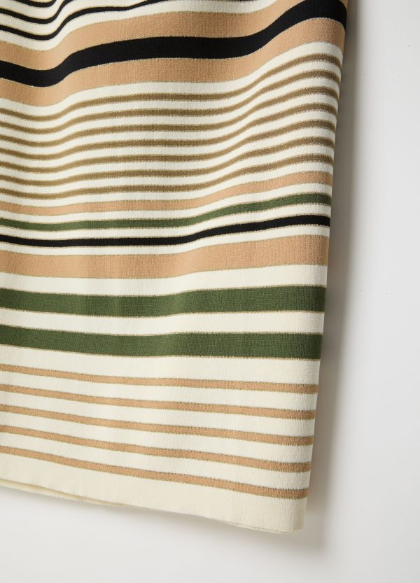 Vestito lungo a righe con lurex - Image 6