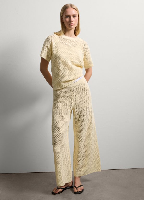 Pantalone a gamba larga crochet