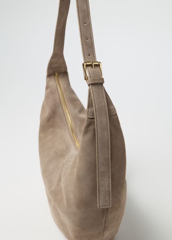 Borsa a mezza luna in suede - Image 4