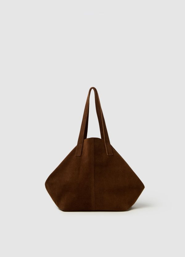 Shopper in suede tinta unita - Image 2