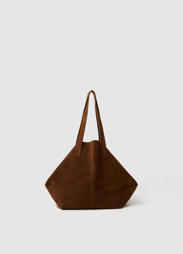 Shopper in suede tinta unita - Image 3