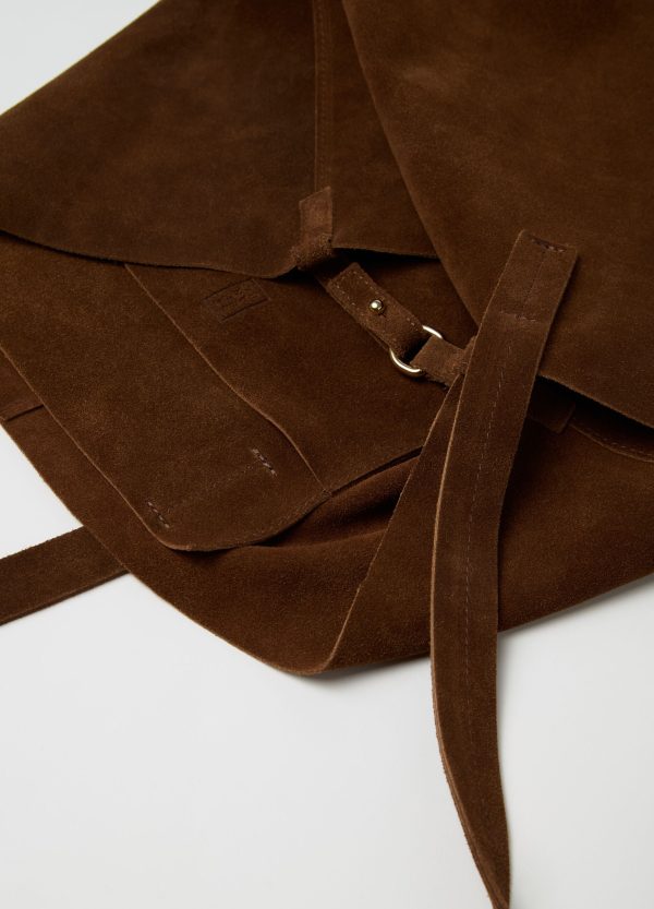 Shopper in suede tinta unita - Image 4