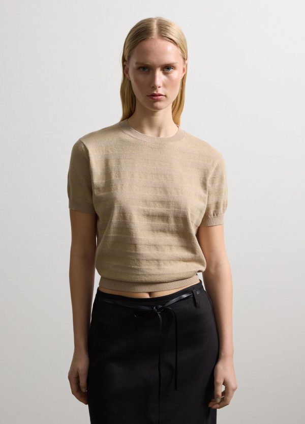 Maglia in lurex a righe - Image 3