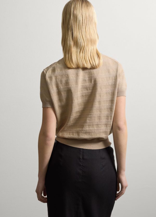 Maglia in lurex a righe - Image 4