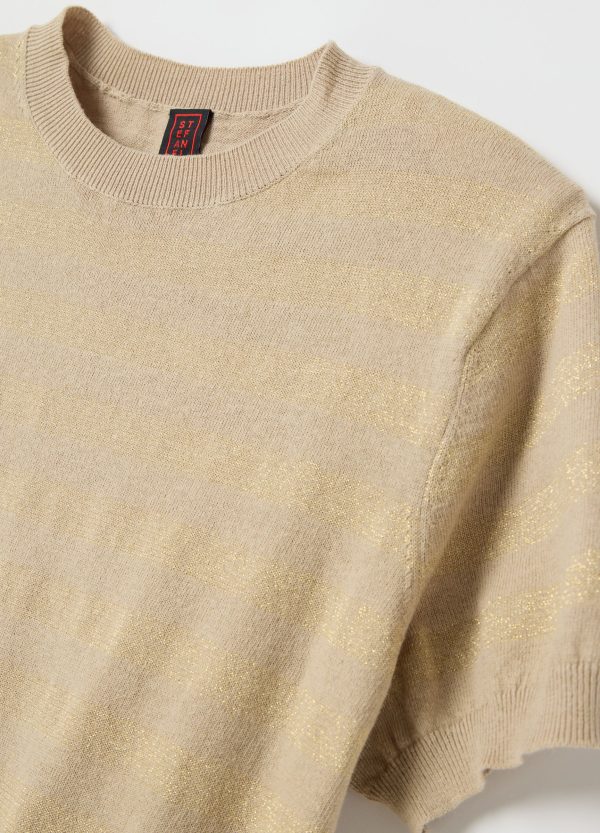 Maglia in lurex a righe - Image 6