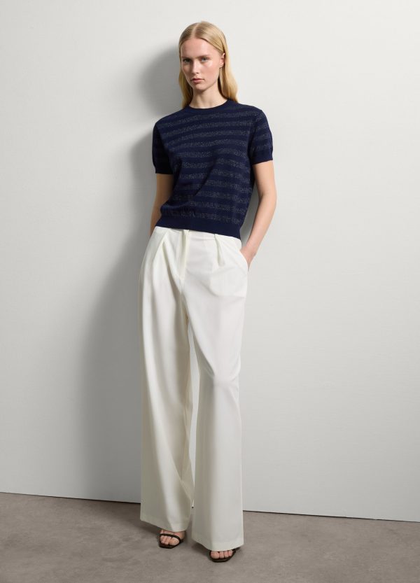 Maglia in lurex a righe - Image 2