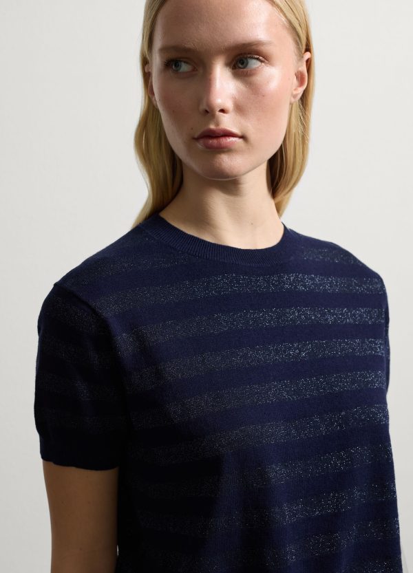 Maglia in lurex a righe - Image 3