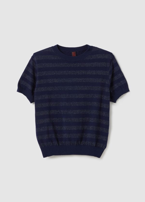 Maglia in lurex a righe - Image 5