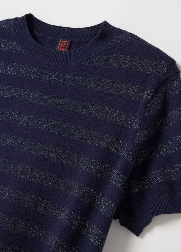 Maglia in lurex a righe - Image 6