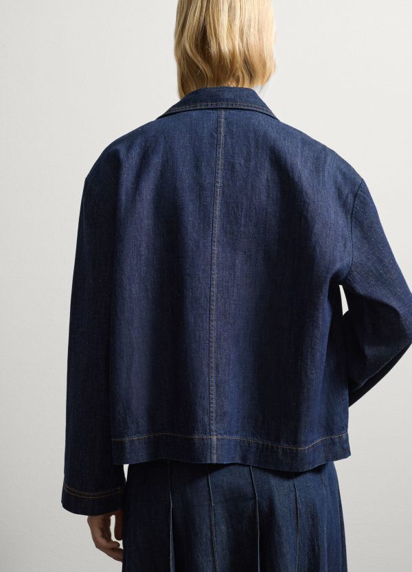 Shacket in denim - Image 4
